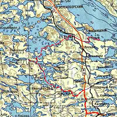 Карта Глубин Волчихинского Водохранилища