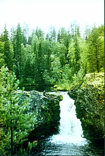 Водопад на реке Ареньга