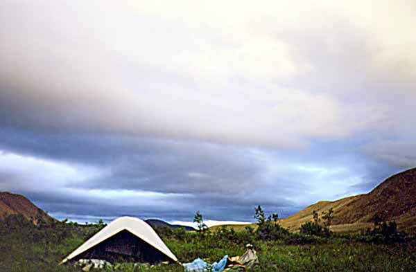 Базовый лагерь после перевала